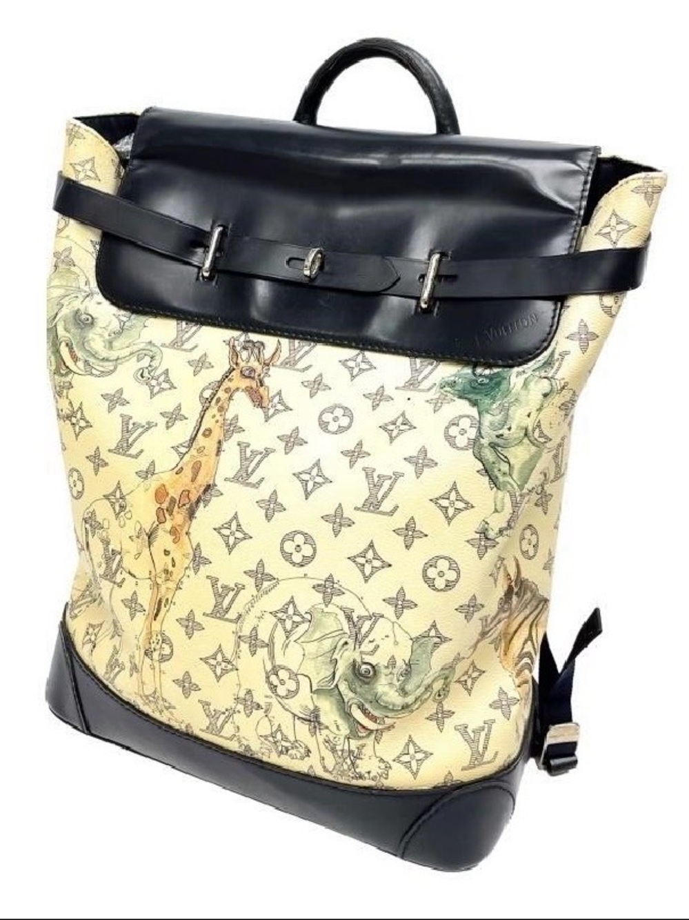 Louis Vuitton x Chapman Brothers Monogram Savane Steamer Backpack Rare 2017